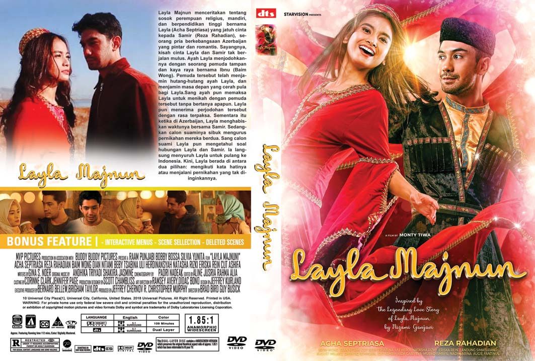 Paling Terbaru Dan Populer Kaset Dvd Film Bioskop Drama Romantis Indonesia Layla Majnun Kualitas 