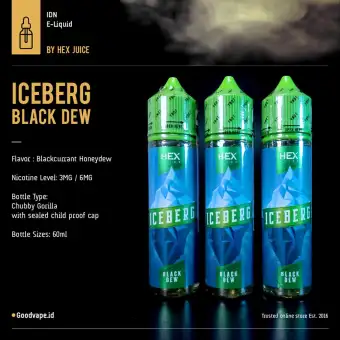 Iceberg Black Dew By Hex Juice Membeli Jualan Online E Liquid