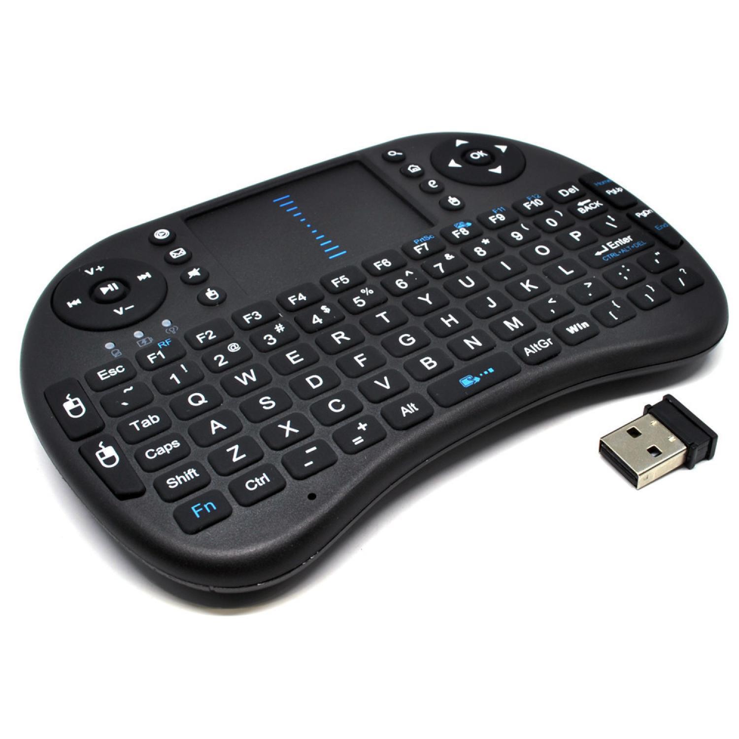 Taffware Mini Keyboard Wireless 2.4GHz dengan Touch Pad & Mouse i8