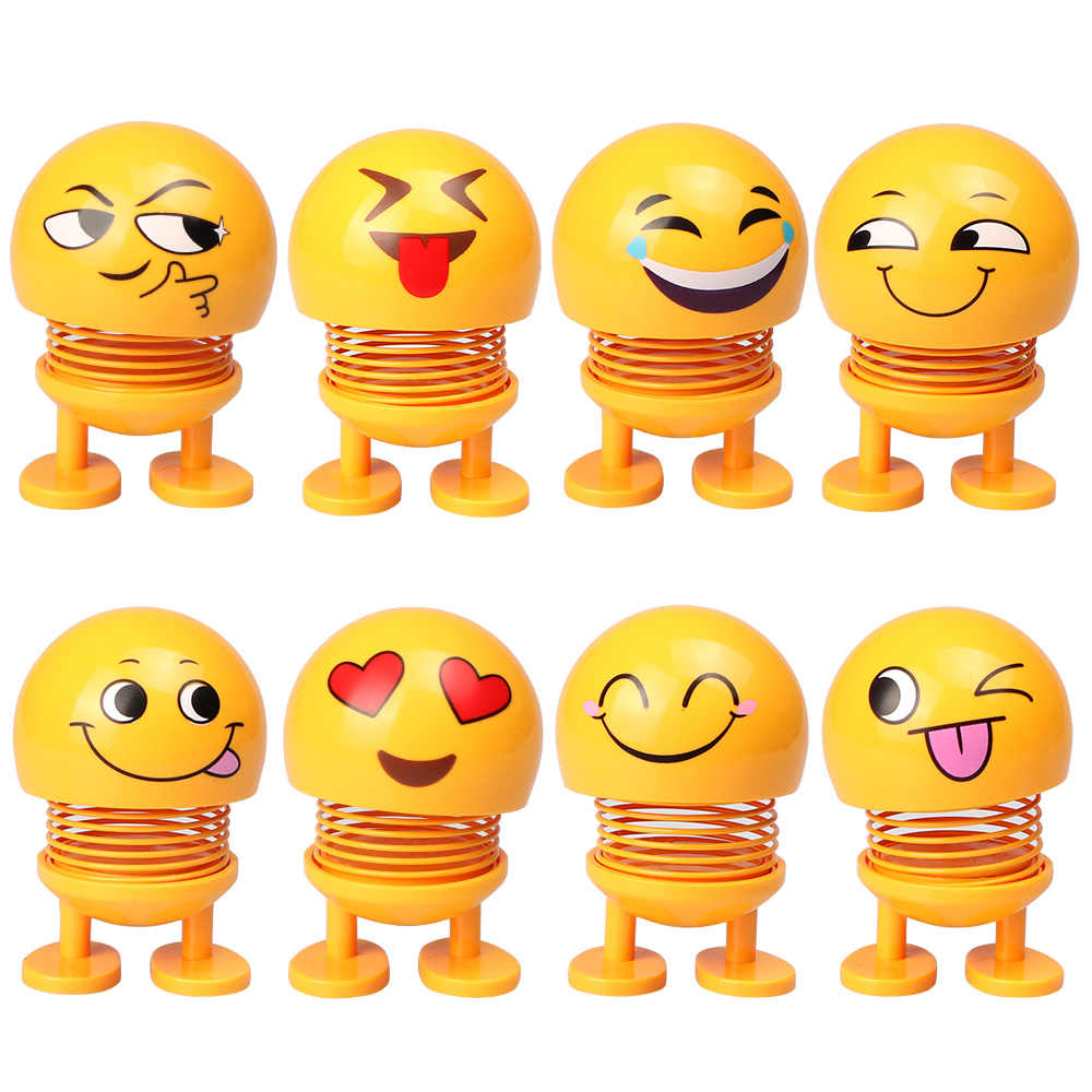 7 Pcs Bisa Cod Boneka Emoji Pajangan Dashboard Original