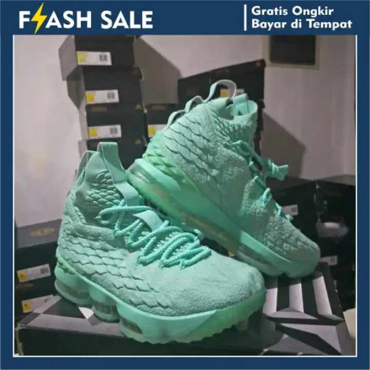 mint green lebron 15