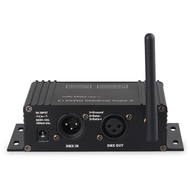 DMX 512 Wireless Controller Receiver Transmitter LCD Display Power Adjustable for Disco DJ Party Stage Bar Light