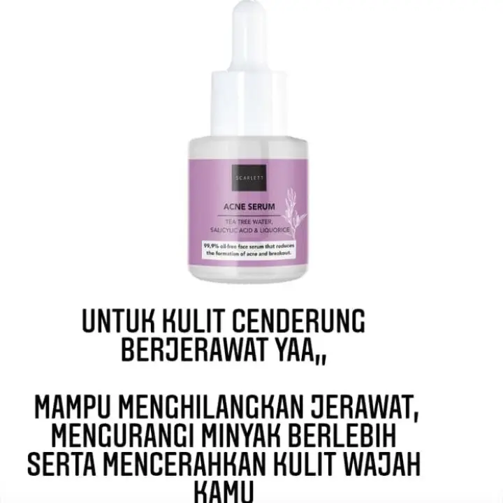 scarlett acne serum original