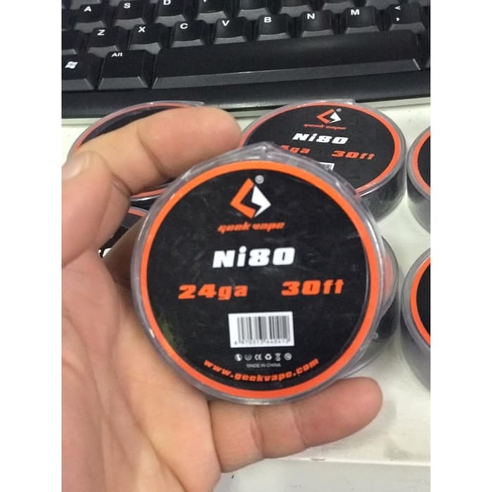 Geekvape Ni80 Wire Spool 24ga/26ga/28ga 30ft For Sale Geekvape Atomizer DIY  Friendly Tape Wire (Ni80) 30ft  The Vape Town Australia Best Prebuilt  Coils For RDA