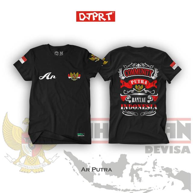 T Shirt Kaos Anak Rantau Community Putra Rantau Indonesia Ar Putra Pria Lazada Indonesia