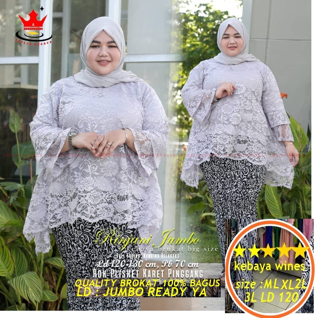 Kebaya moden 2024 plus size