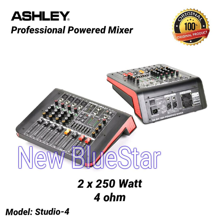 Power Mixer Ashley Studio 4/Studio4 Original Produk 4 Channel Lazada