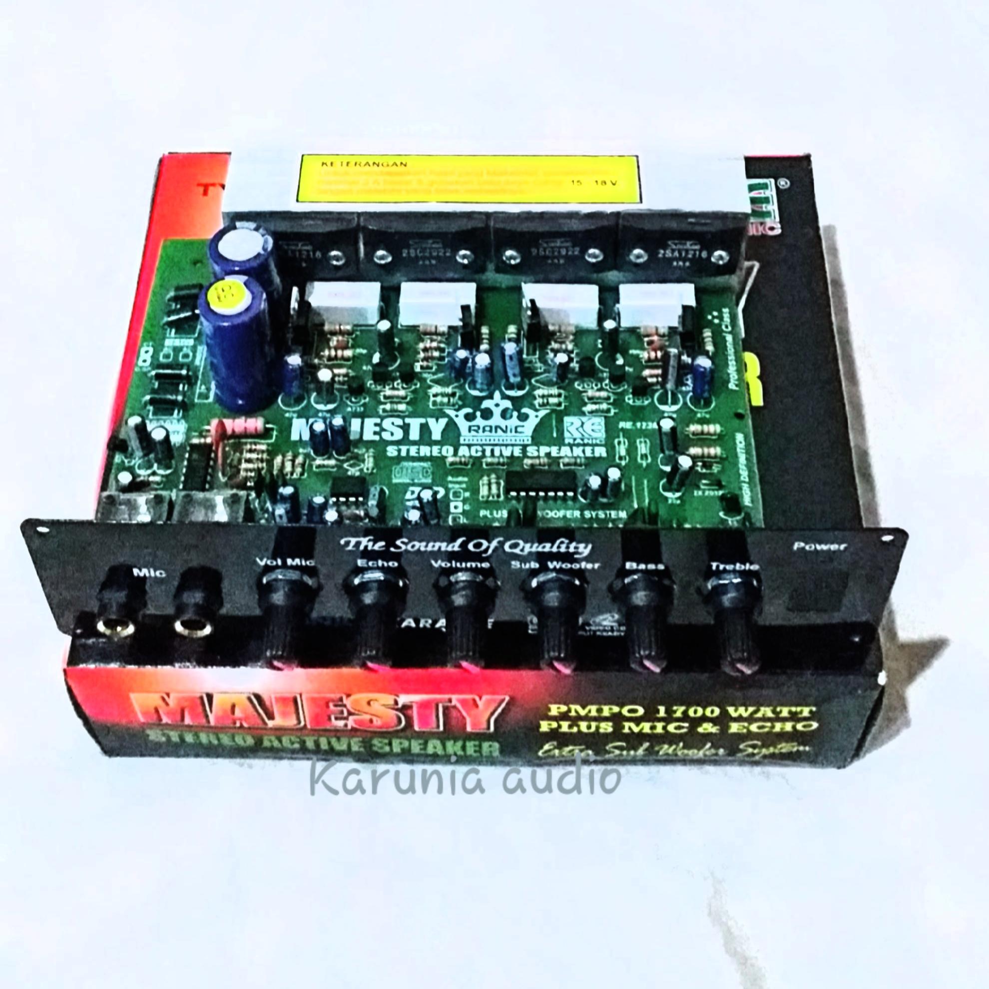 Kit Power Amplifier Aktif Speaker Stereo Mic And Echo Extra Subwoofer Lazada Indonesia 8339