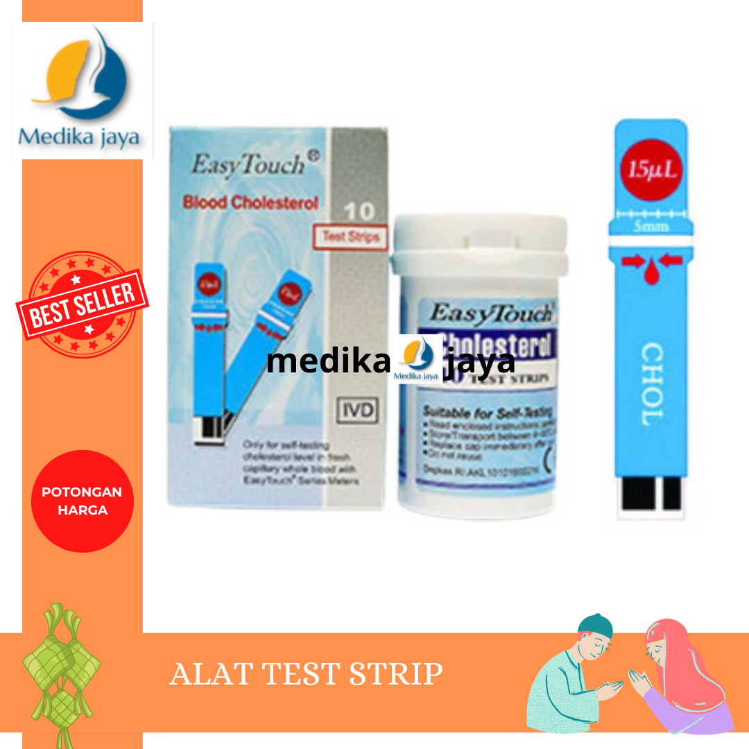 strip Easy touch Kolestrol/Strip colestrol/alat check kolestrol/alat