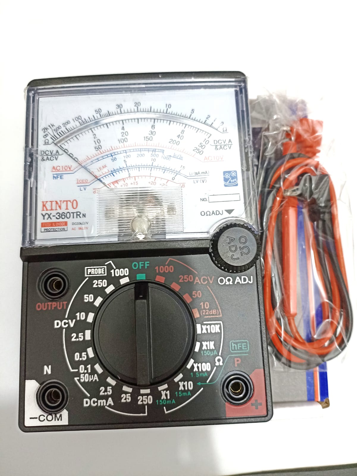 MULTI TESTER Analog KINTO YX 360 TRN MULTIMETER LED INDICATION Alat