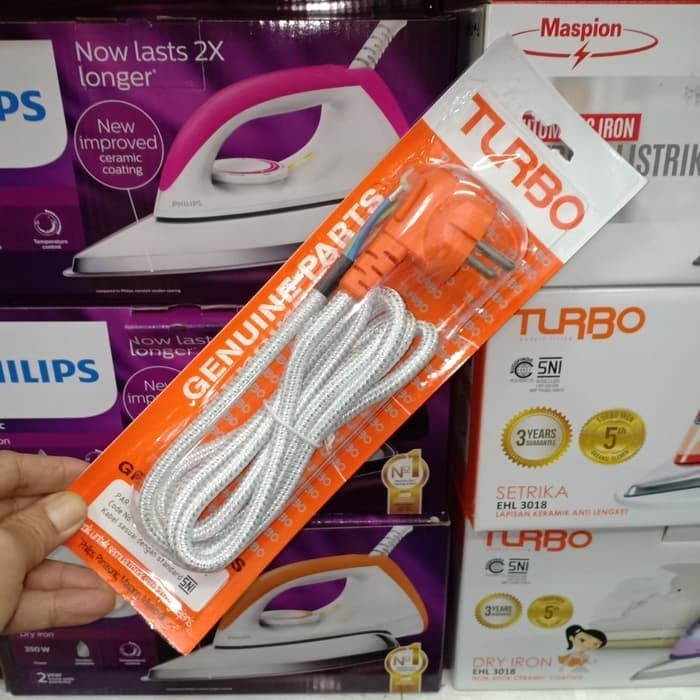 KABEL SETRIKA MIYAKO Original 3 KABEL PANJANG 1.3 METER TERMINAL ...