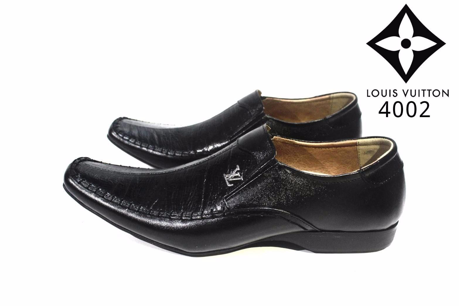 Sepatu Pantopel Louis Vuitton 4002 Kulit Asli Sepatukerja Sepatukantor