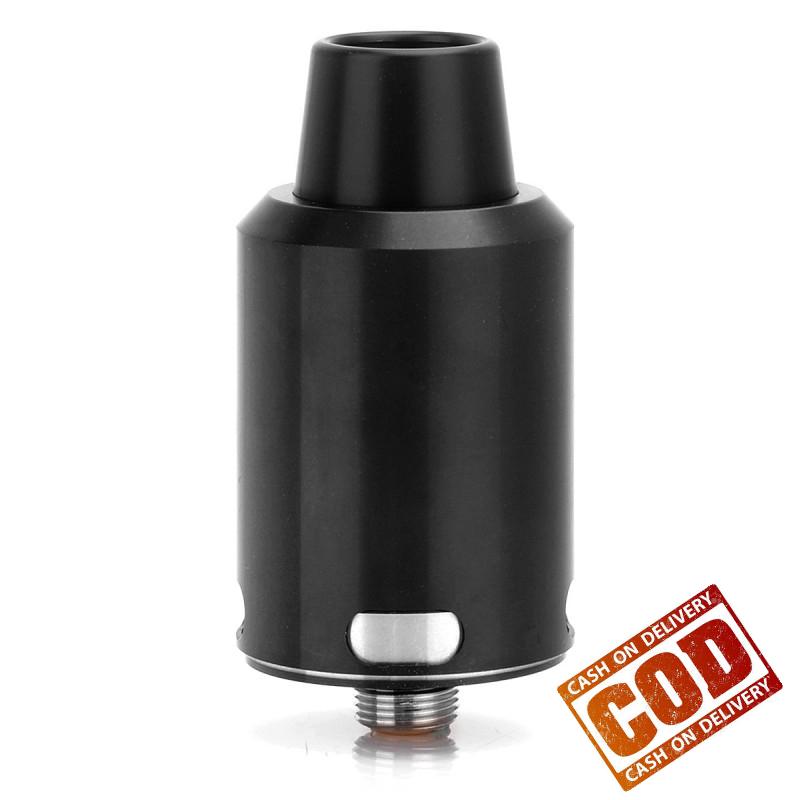Tsunami RDA 22mm Atomizer Clone Steel Vapor Rokok Elektrik - Black, Stainless Steel, 22mm Diameter Tsunami RDA 22mm Atomizer Clone Steel Vapor Rokok Elektrik - Black, Stainless Steel, 22mm Diameter