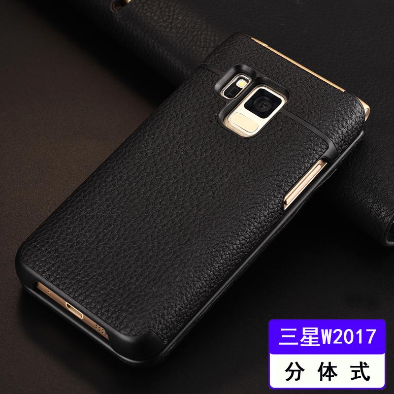 Bisa jadi layar sentuh SAMSUNG W2019 Sarung HP w2015 sarung kulit W2018 Casing W2017 Kulit asli G9298 Chasing luar W2017 Casing HP W2016 penutup terbuka casing belakang shell dunia kerah unggulan 8 model baru