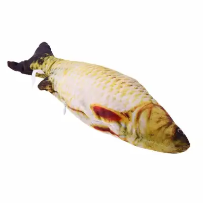 Catnip Ikan Size M - Catmint Fish Mainan Kucing Ikan Toys Bisa Refill