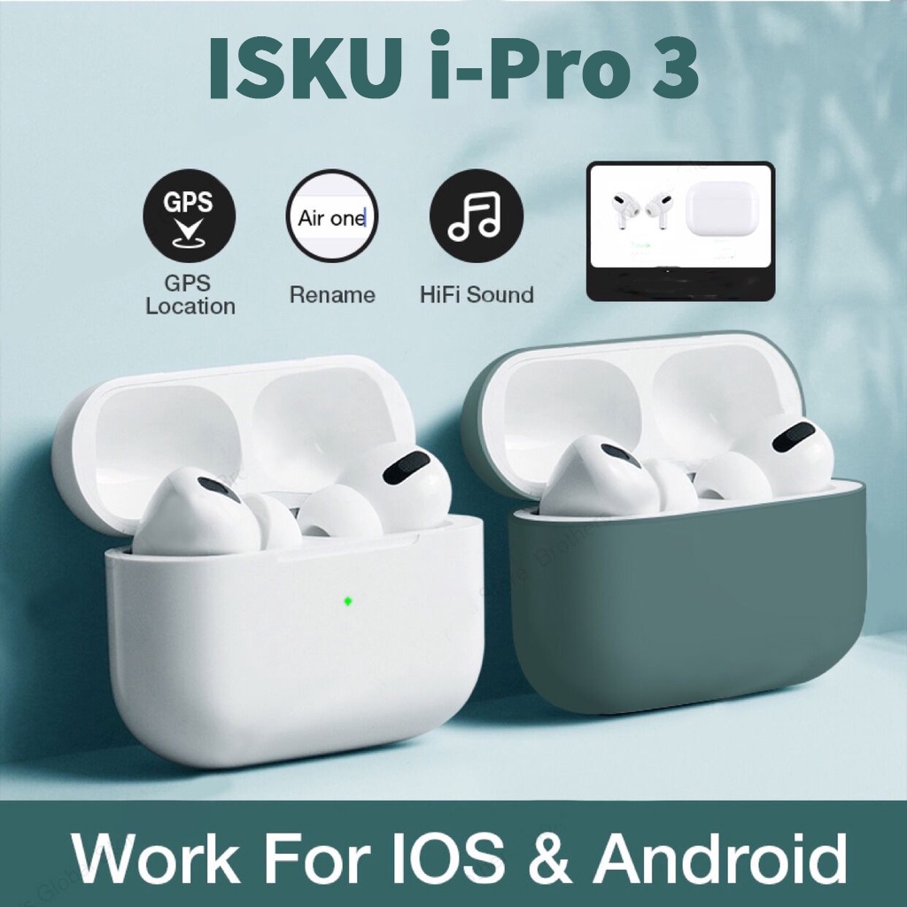 ISKU IPRO3 Airpods Pro Gen 3 Wireless 