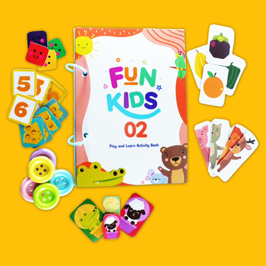 Zivana Kids - Fun Kids 2 - Busy Book - Buku Edukasi Anak - Activity