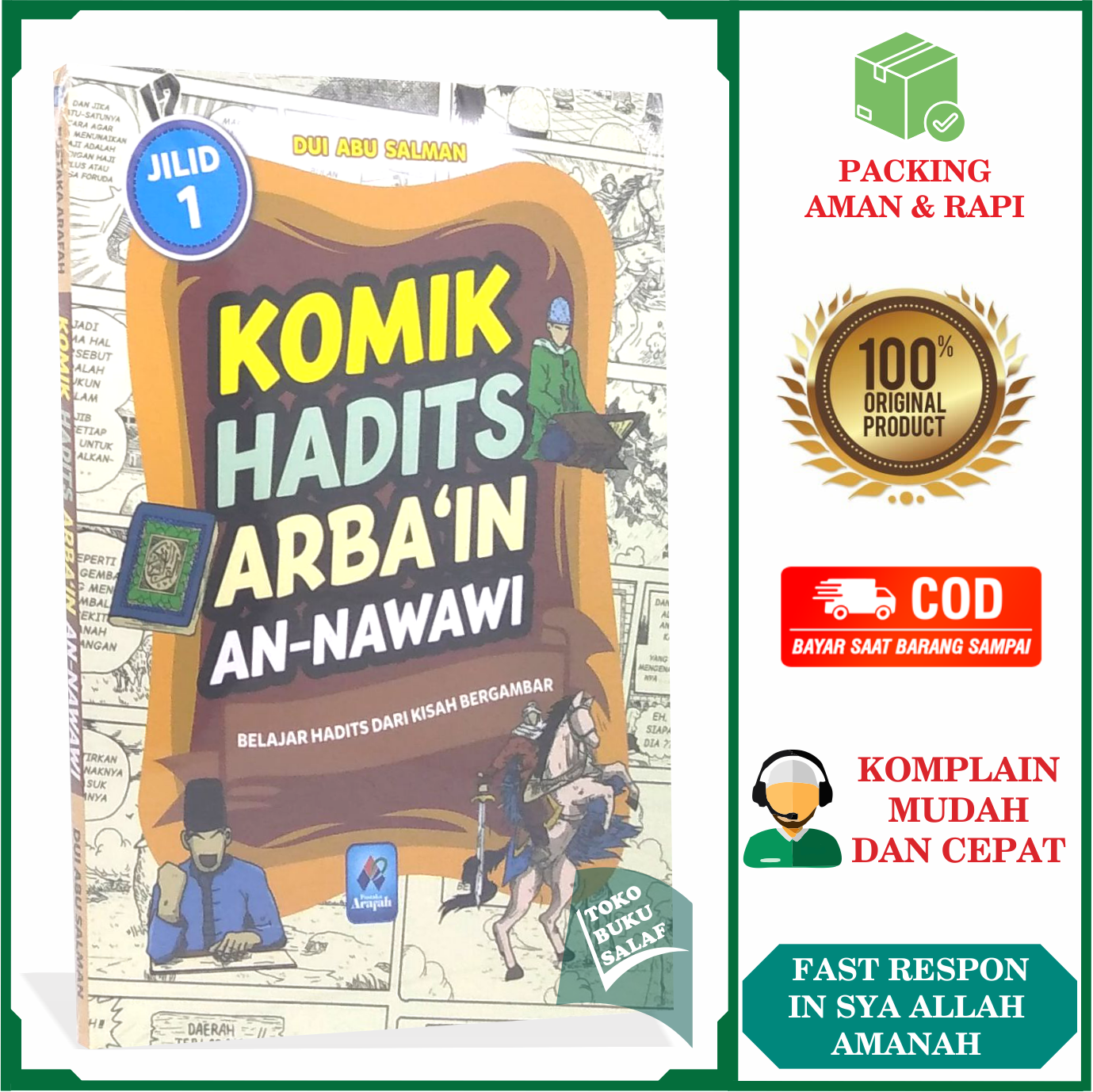 Komik Hadits Arbain An Nawawi Jilid Belajar Hadits Dari Kisah