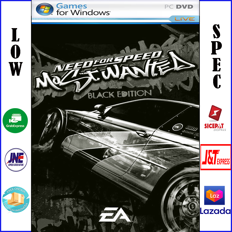 NEED FOR SPEED MOST WANTED BLACK EDITION GAME PC GAMES CD DVD LAPTOP