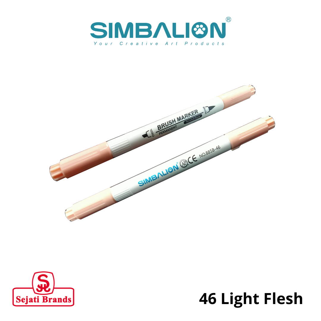SIMBALION Brush Marker individual Coloring Brush Pen lettering