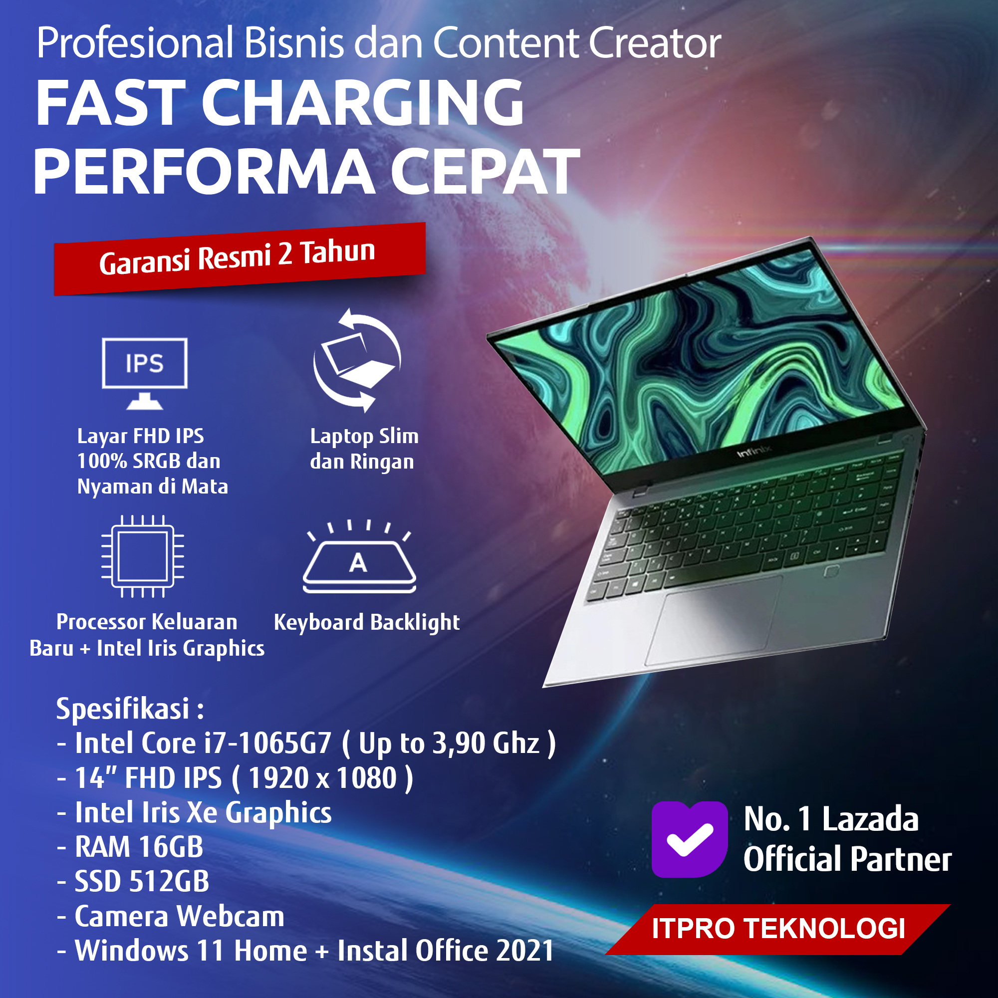 Laptop Infinix Inbook X1 Pro Core I7 1065G7 RAM 16GB SSD 512GB laptop-infinix-inbook-x1-pro-core-i7-1065g7-ram-16gb-ssd-512gb
