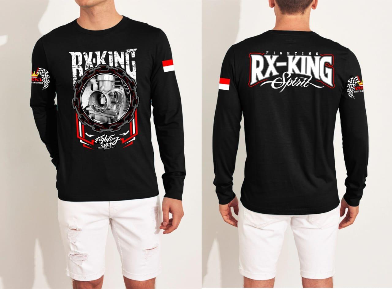 BAJU KAOS DISTRO // T-SHIRT PRIA // BAJU KAOS MOTOR RX KING LENGAN PANJANG MODERN TERBARU & TERMURAH - TMR CC STORE