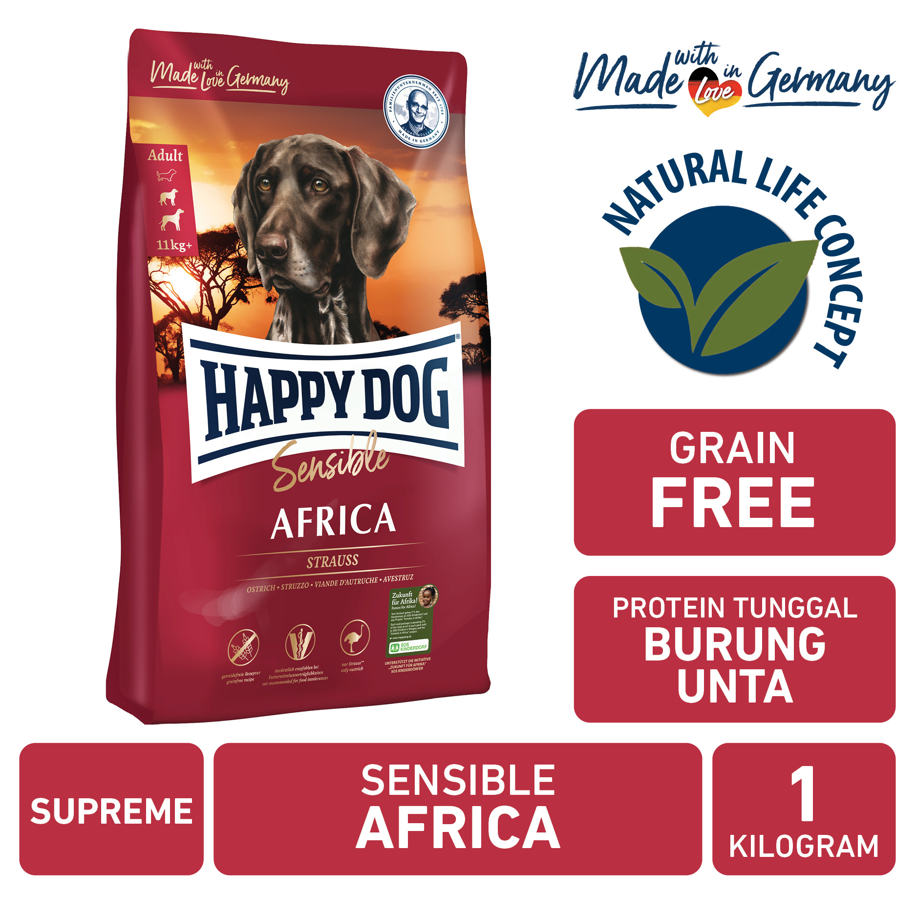 makanan anjing grain free