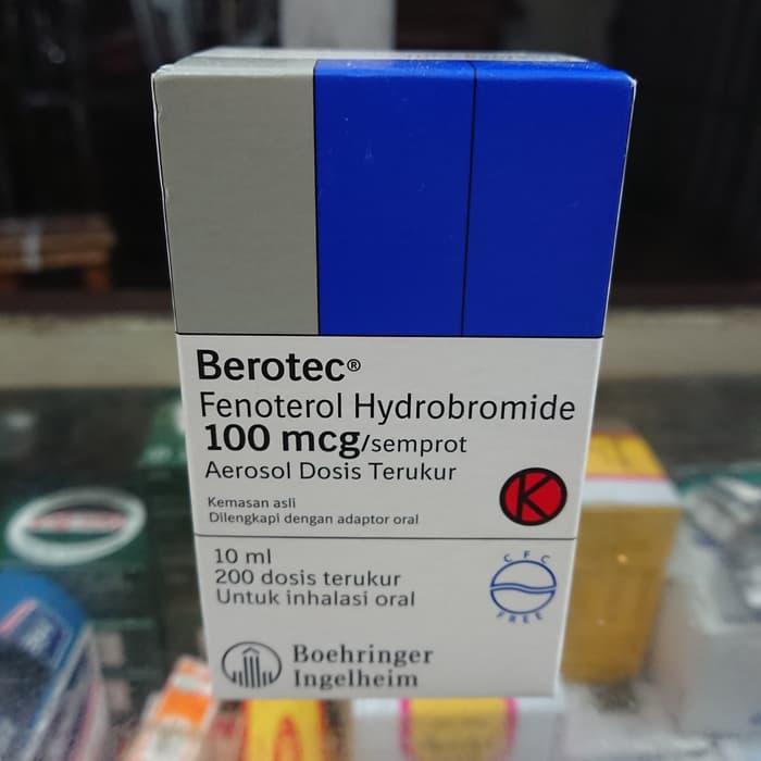 Obat Asma Inhaler Berotec Fenoterol Hydrobromide 100Mcg
