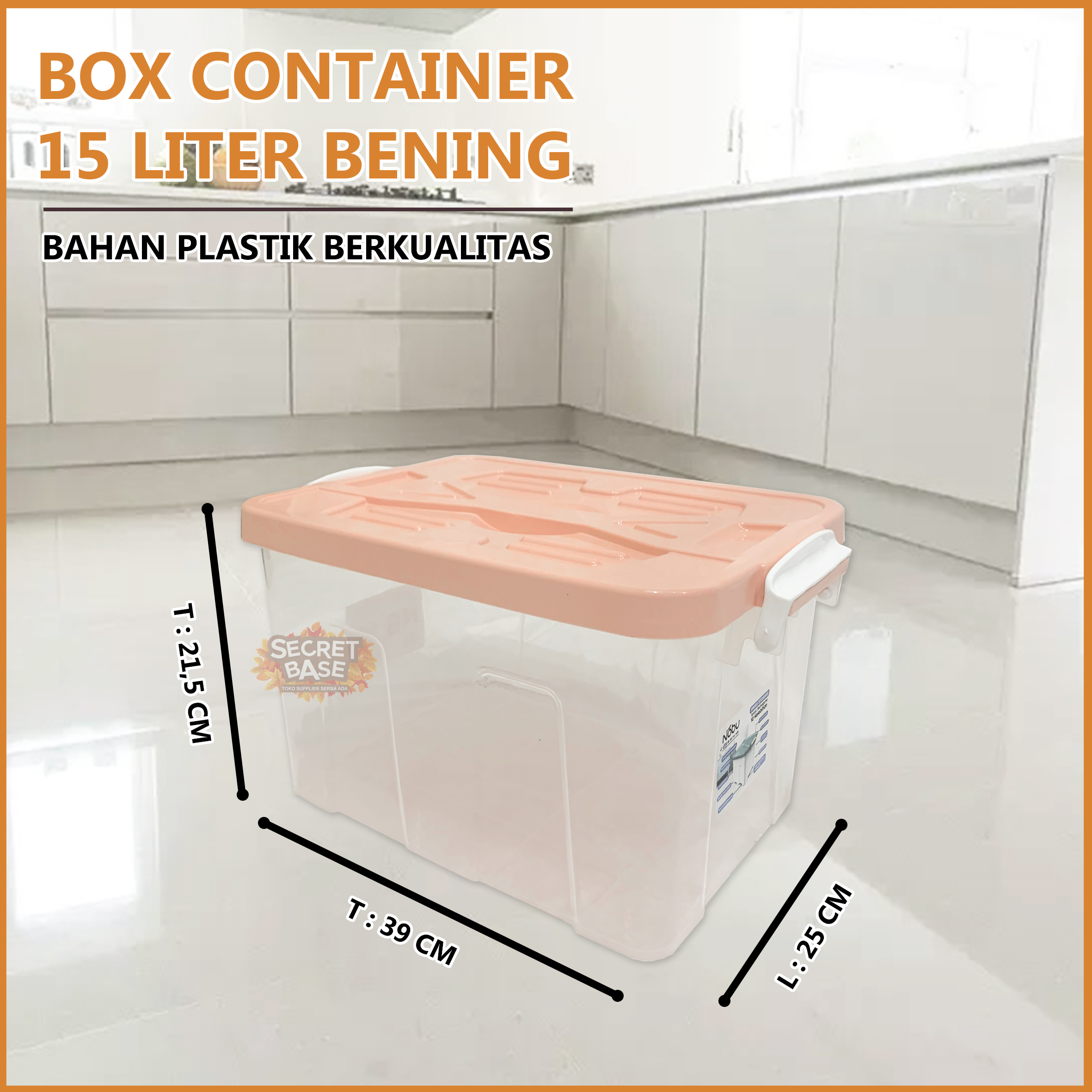 BOX CONTAINER 15 LITER - Kontainer Box Plastik / Container Box Murah ...