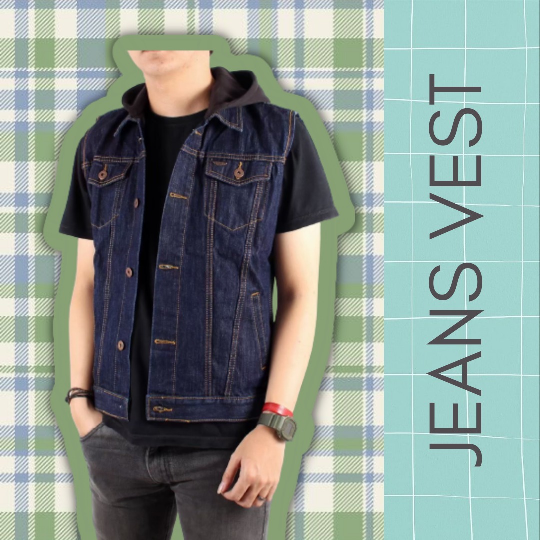 Jual Hoodie Vest Jeans Terbaru - Jul 