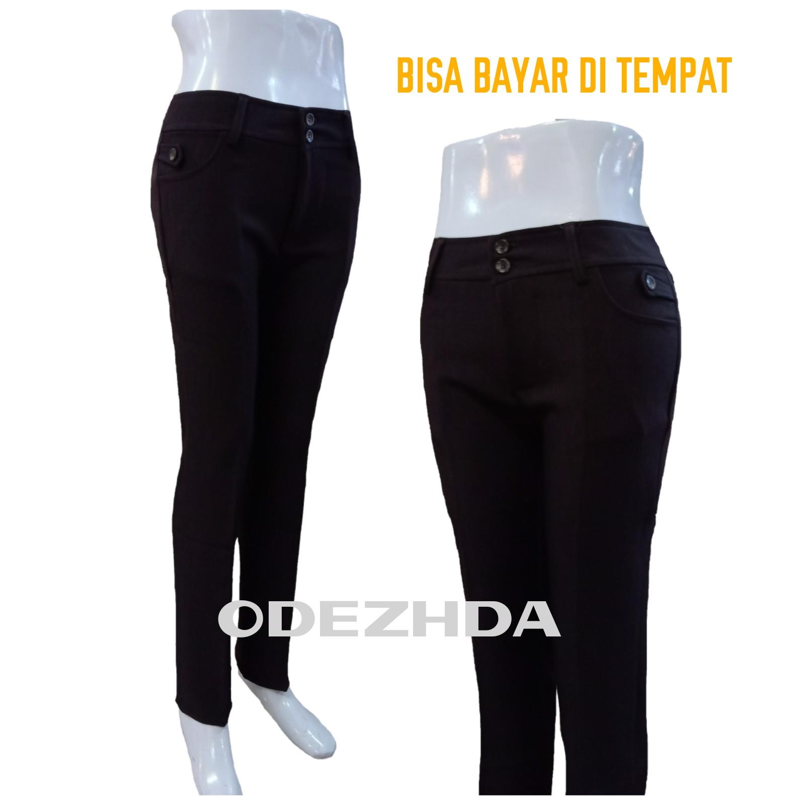BUSANA INDONESIA celana kantor wanita/celana kerja wanita/celana bahan wanita/celana panjang wanita/celana casual wanita/celana chino wanita