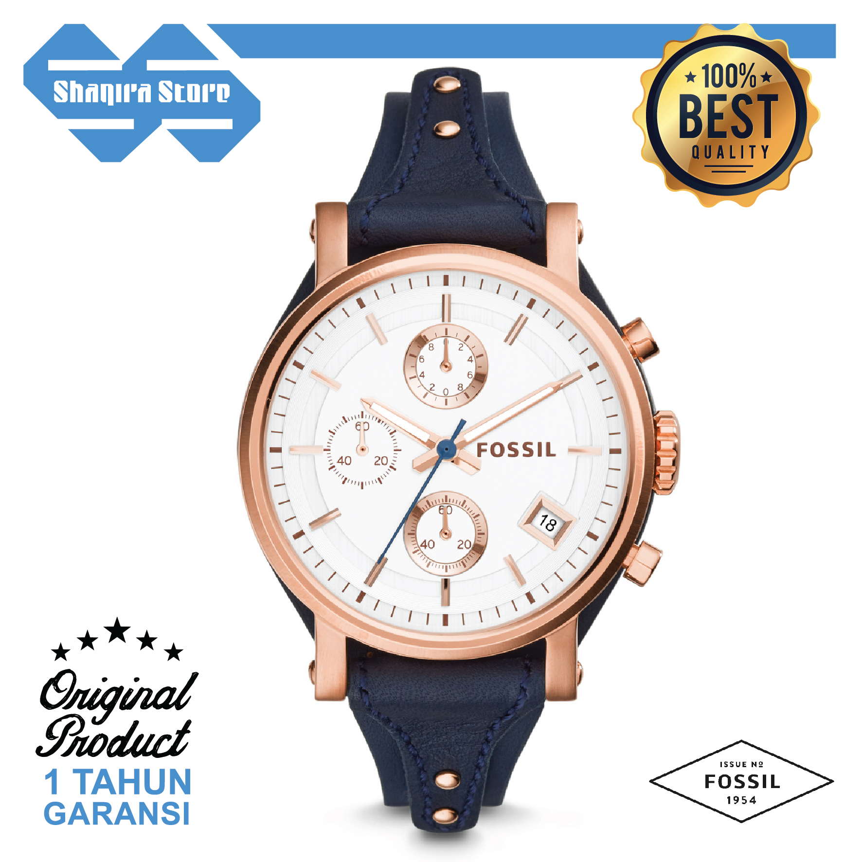 JAM TANGAN FASHION WANITA CASUAL FOSSIL 