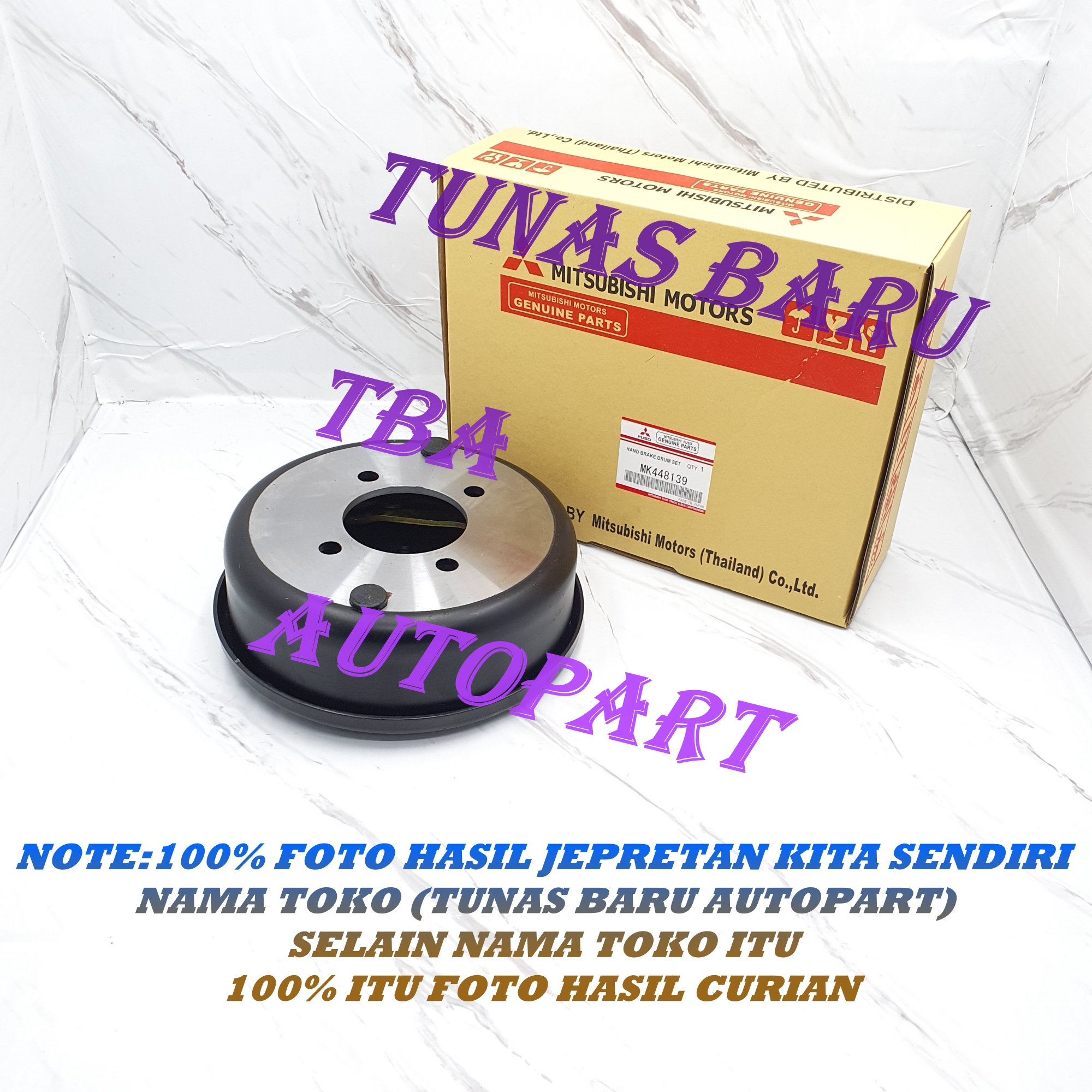 TROMOL HAND BRAKE SHOE TROMOL REM TANGAN PS125 CANTER 1SET MURAH