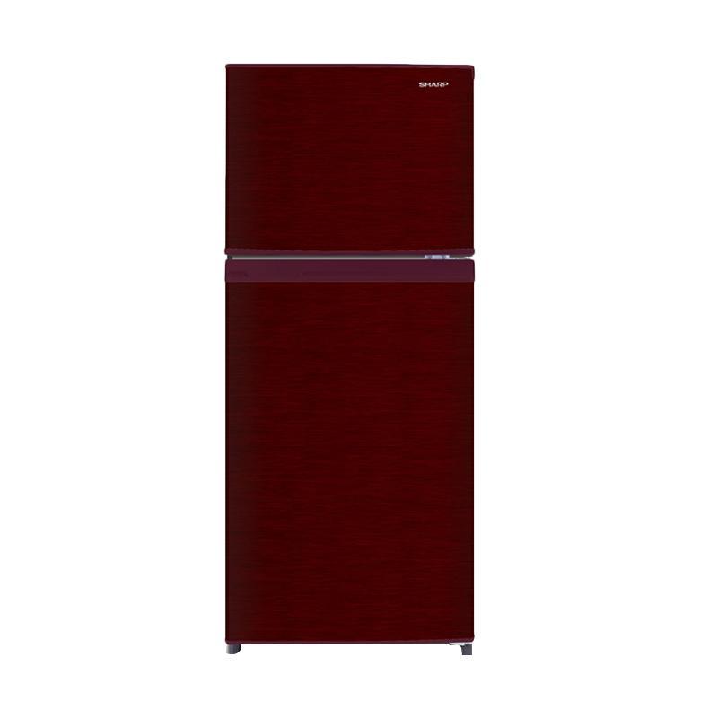 Sharp Sj-195md-Sr Kulkas 2 Pintu - Merah