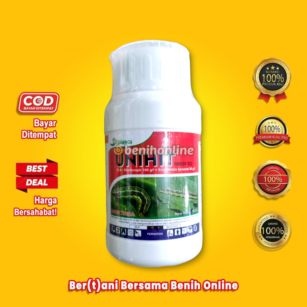 INSEKTISIDA UNIHIT 100/20 SC 250 ML pengendali hama ulat | Lazada Indonesia