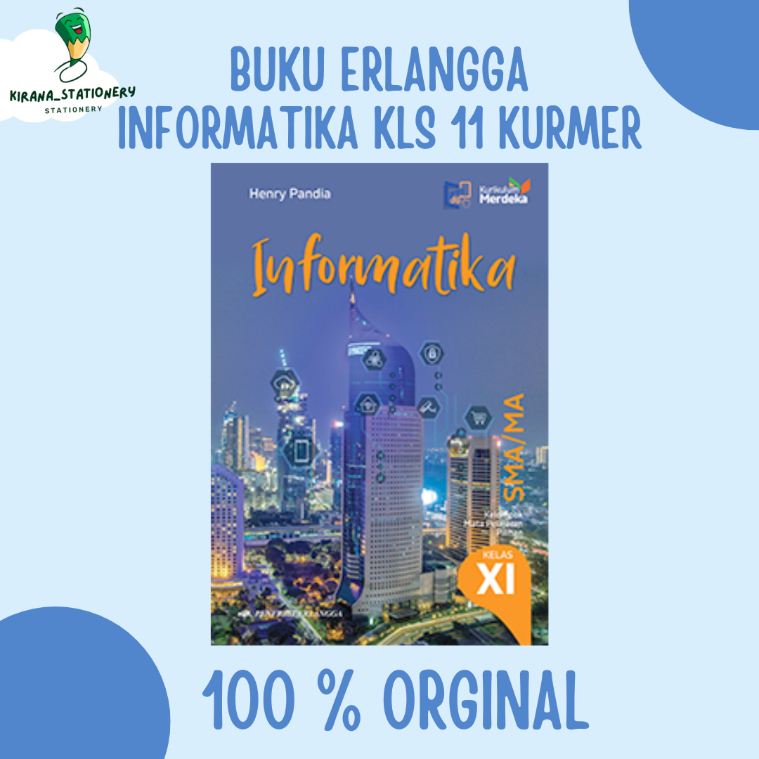 Buku Informatika Sma Kelas 11 Kurikulum Merdeka Erlangga By Henry Pandia Lazada Indonesia 1930