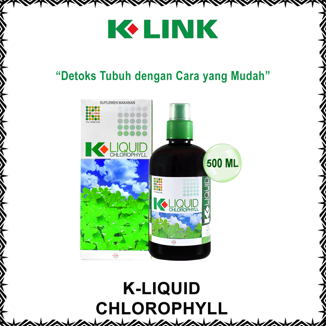 KLIQUID K LIQUID CHLOROPHYLL MEMBUANG RACUN TUBUH DETOX K LINK