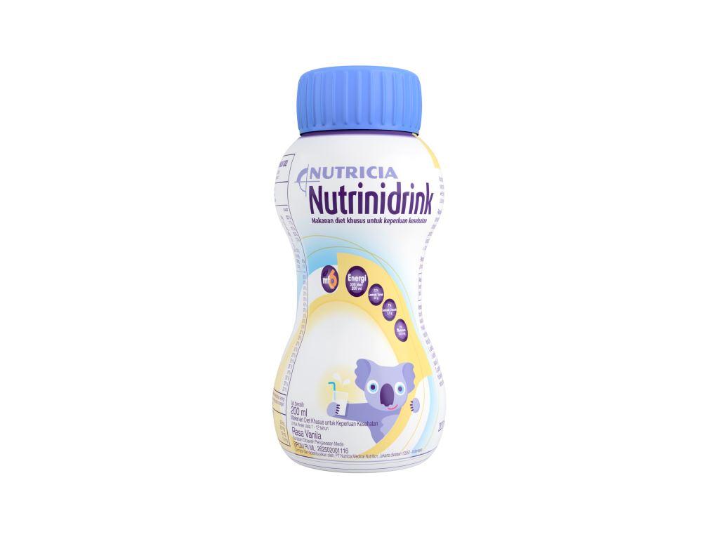Nutricia Nutrinidrink Liquid Vanila 200ml - Susu Cair Siap Minum