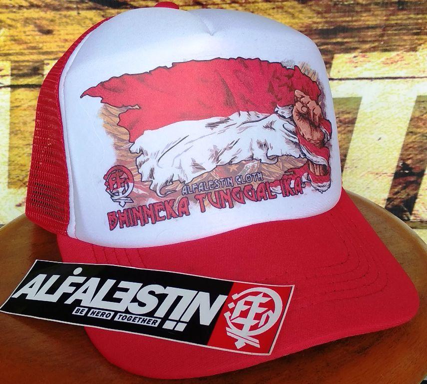 Topi Trucker Indonesia Bhinneka Tunggal Ika