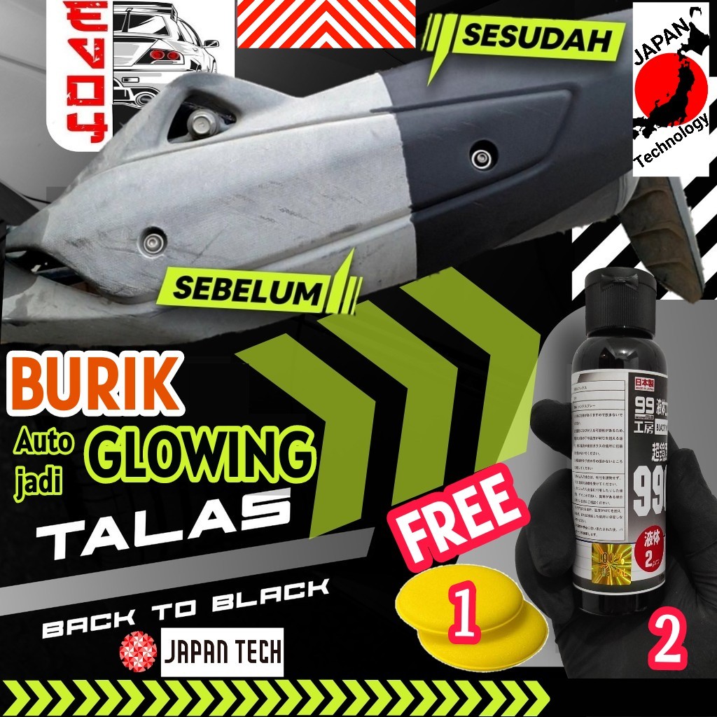 💎 AUTOPILOT FIX Polish Penghitam Body Kasar Motor & Mobil (Trim