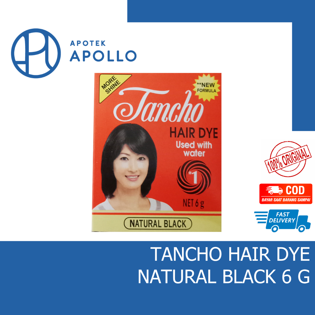 TANCHO HAIR DYE 6GR PEWARNA HITAM RAMBUT CAT RAMBUT Lazada Indonesia