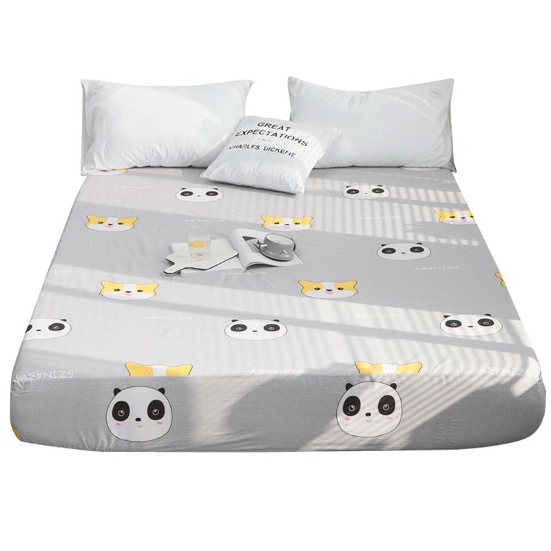 100% Cotton Giản Lược Ga Trải Giường Ga Bọc Đệm Đơn Chiếc Ins Giản Lược 100% Cotton Ký Túc Xá Sinh Viên Duy Nhất Hai Người 1.8 M Vỏ Chăn 100% Cotton