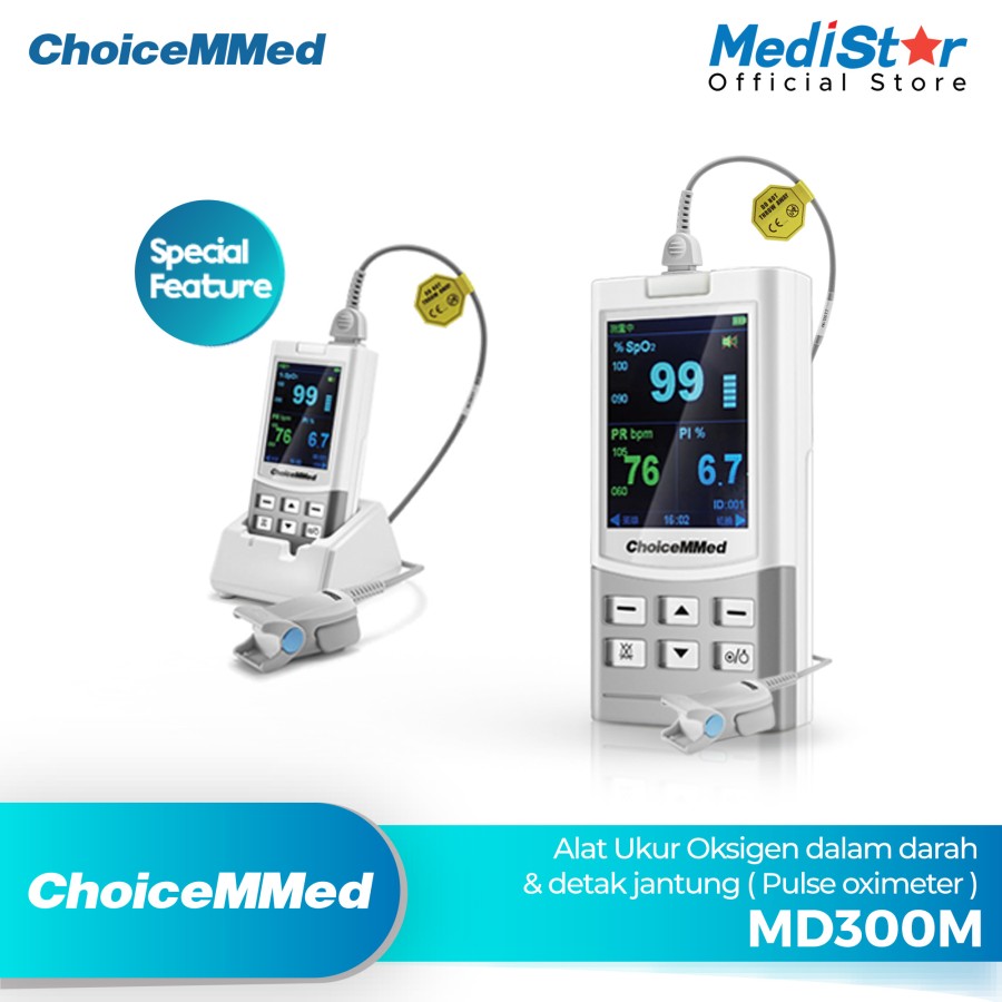 Choicemmed Handheld Pulse Oximeter Md300m Lazada Indonesia