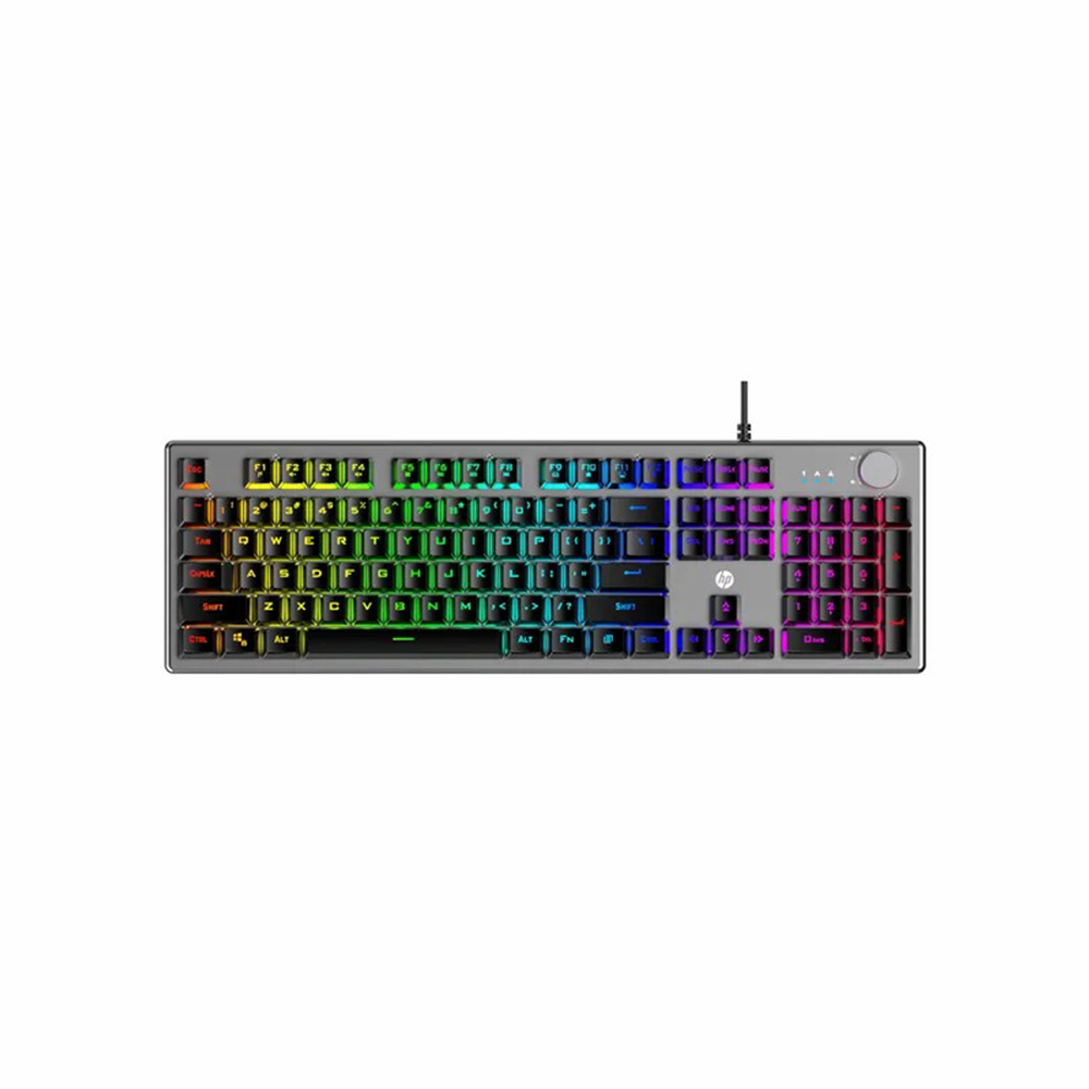 GK100F Keyboard Gaming Mechanical HP GK100F RGB Switch full