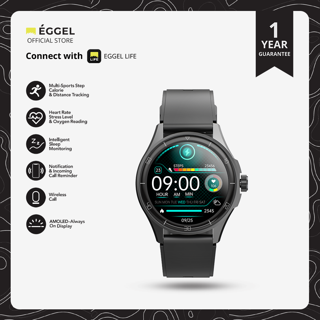 Eggel Tempo 4 Active Amoled Smartwatch / Smart Watch / Smartband ...