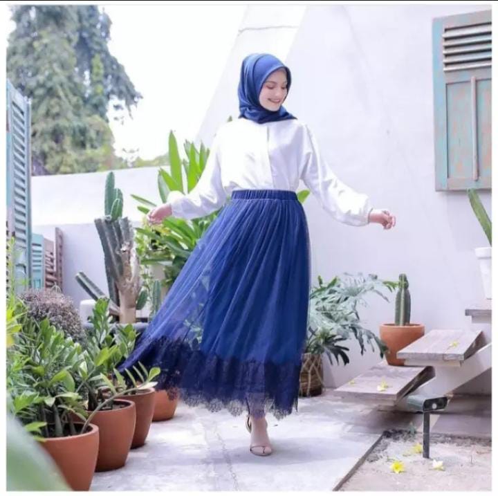 Rok Plisket Style Hijab Rok Tutu Promo Koyu Hijab Rok Tutu Yumna