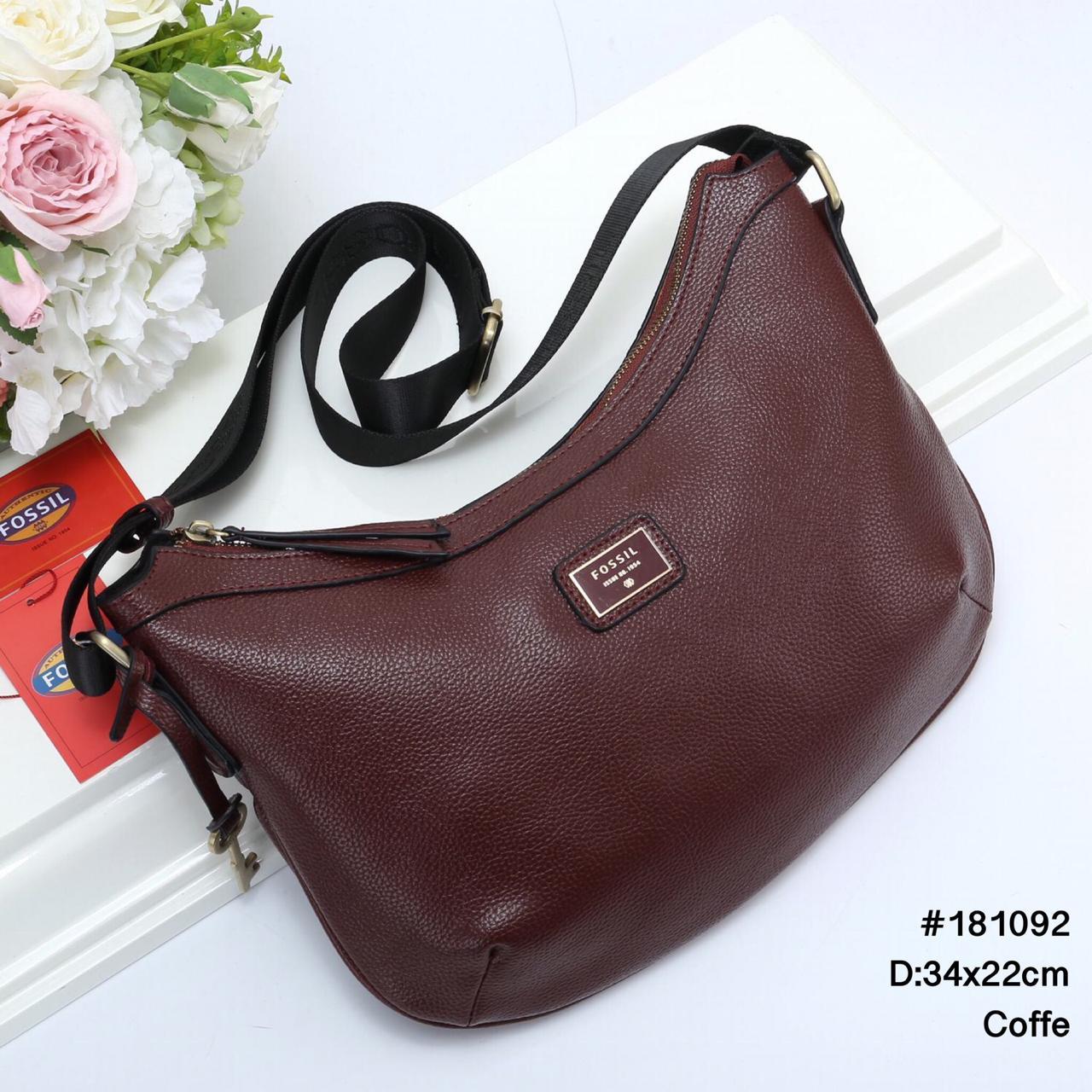 tas wanita fossil bulan slingbag polos branded import new arrival batam murah tas kerja keren jalan santai new arrival batam murah keren kekinian limited terlaris terbaru