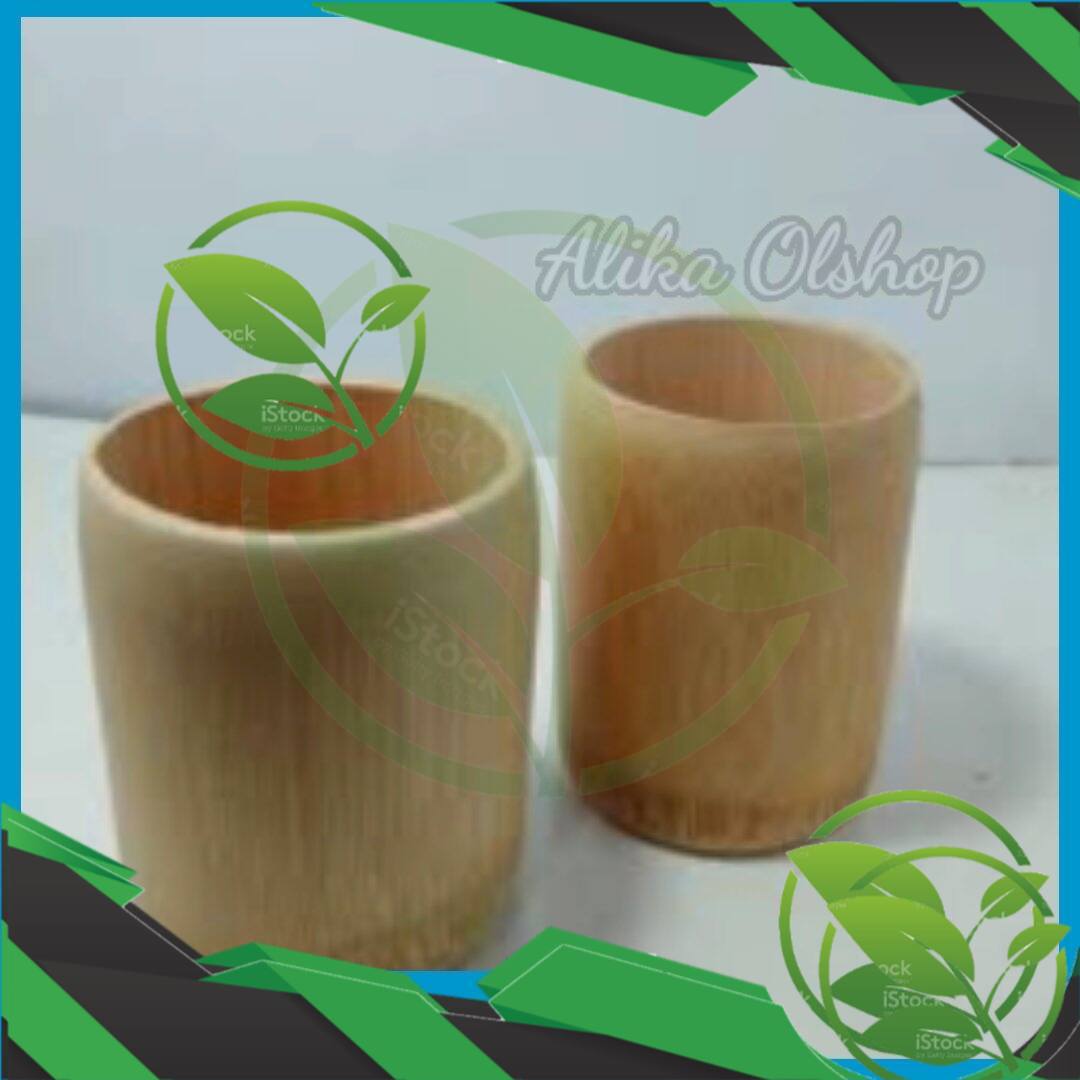 Sepasang Gelas Dari Bambu Gelas Bambu Asli Murah Lazada Indonesia 9405