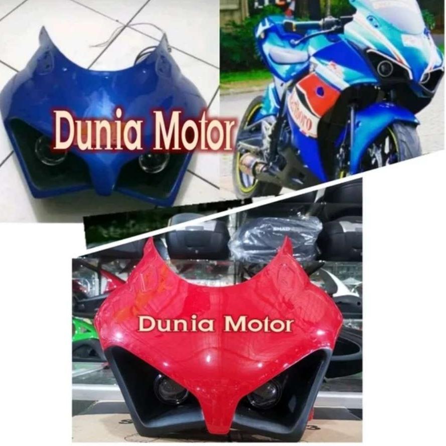 Kedok Gsx R Topeng Cover Lampu Tameng Depan Gsx Model Ducati