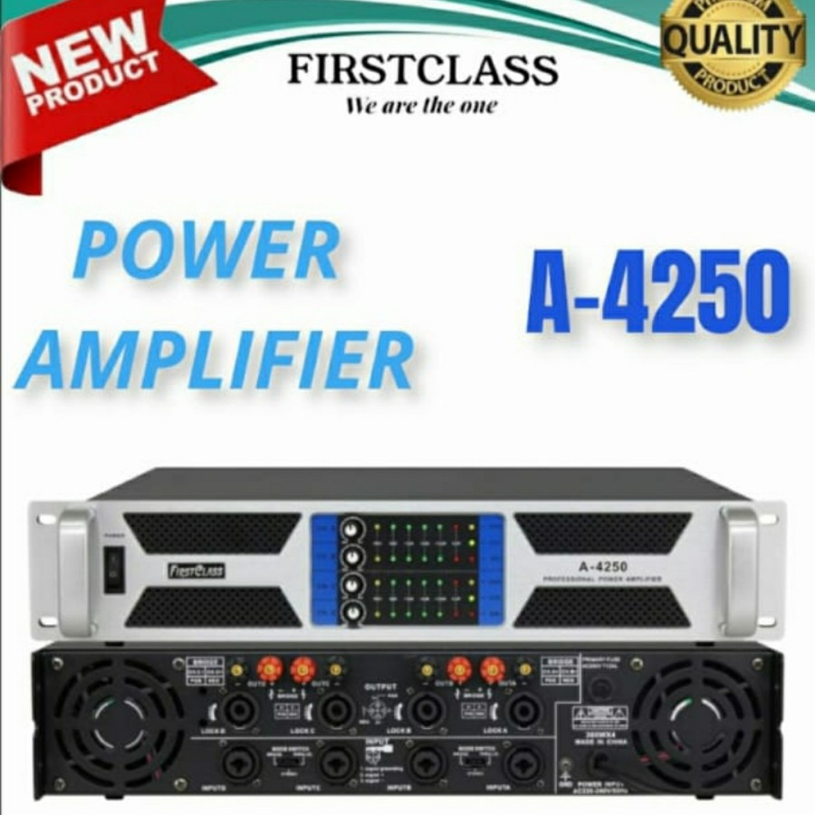 Power Amplifier First Class 4250 FC A4250 4 Channel 4CH FCA4250 Lazada Indonesia